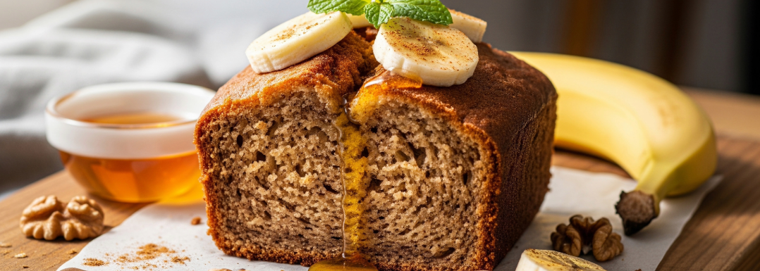 Gesundes Bananen-Zimt-Brot 