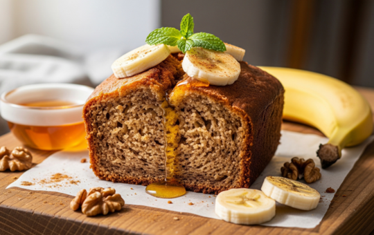 Gesundes Bananen-Zimt-Brot 