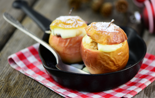 Winterlicher Bratapfel 