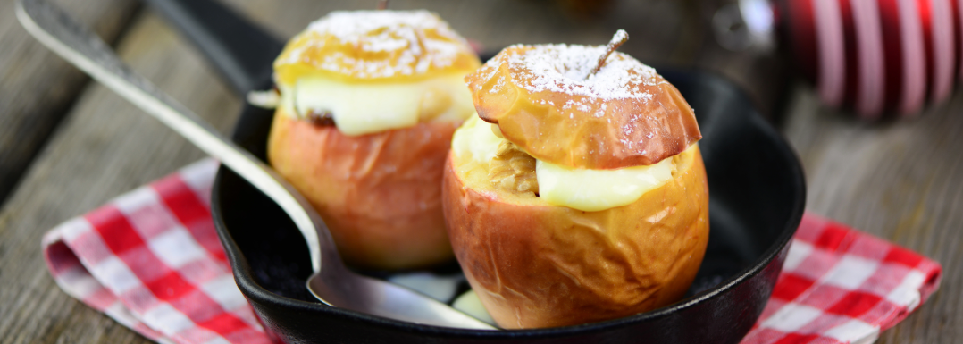 Winterlicher Bratapfel 