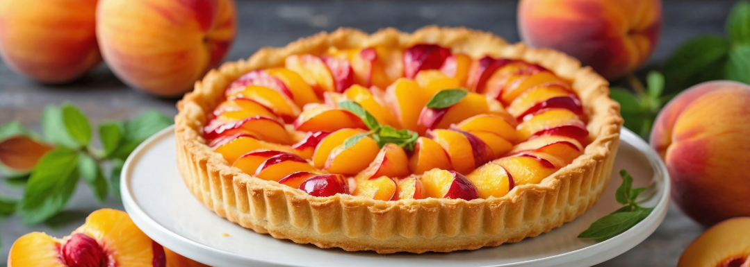 Pfirsichkuchen