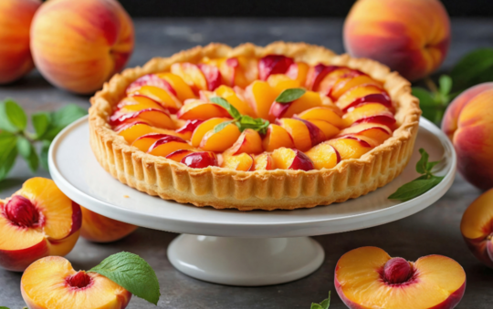 Pfirsichkuchen